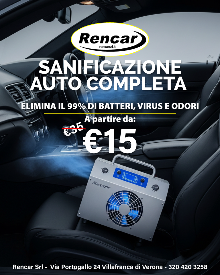Sanificazione Ozono Auto Verona Villafranca Di Verona Salificazione Ozono Auto Usate Verona Auto Usate In Verona